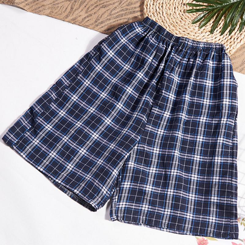 Men's Cotton Trousers And Shorts Double Cotton Gauze Casual Living Pants Beach Pants Plaid Sleepwear Mens Pajama, As pic
Men's Cotton Trousers And Shorts Double Cotton Gauze Casual Living Pants Beach Pants Plaid Sleepwear Mens Pajama, As pic