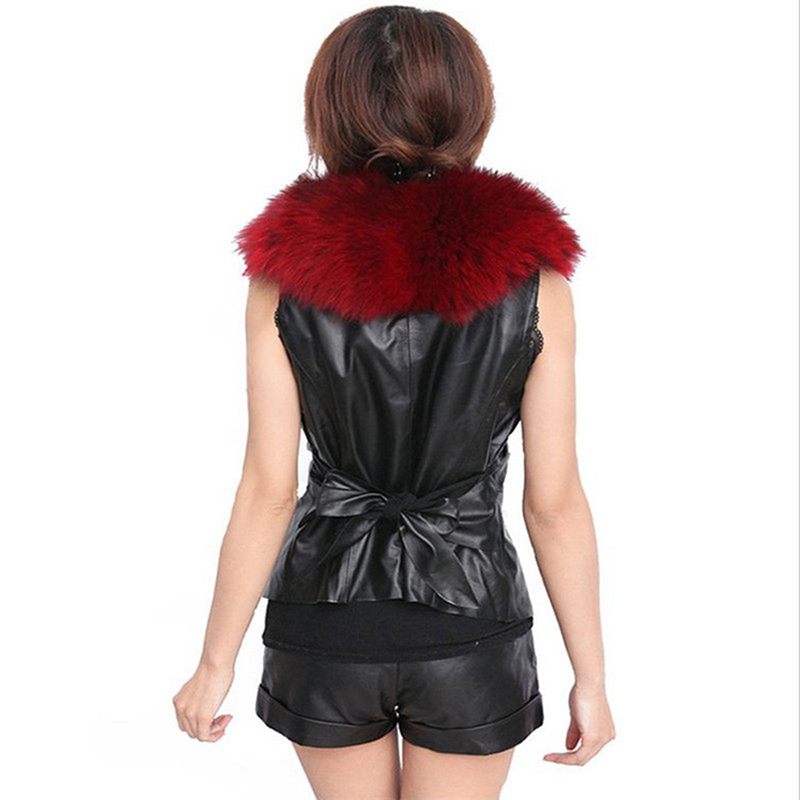 Winter Warm Waistcoat Coat For Women Faux Fur Vest Jacket Comfortable Sleeveless Vest Jacket Waistcoat Gilet 201019