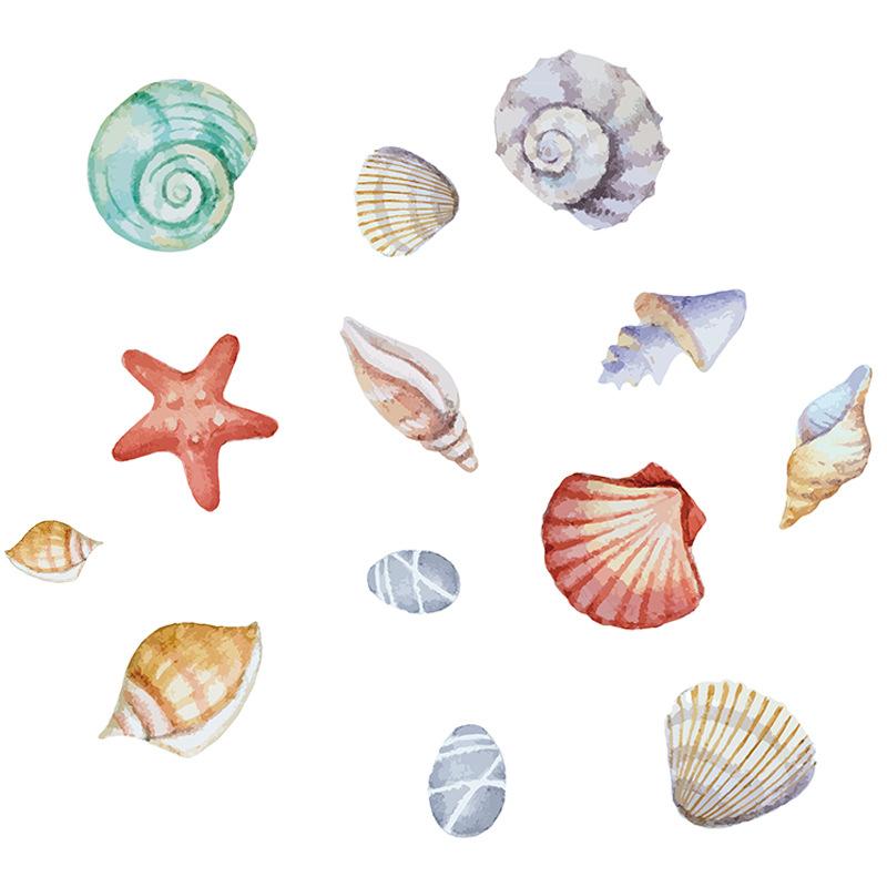 Multicolor Shell Wall Stickers Home Decoration Wall Decals PVC Waterproof Bathroom Decor Kids Baby Room Cartoon Murals
Multicolor Shell Wall Stickers Home Decoration Wall Decals PVC Waterproof Bathroom Decor Kids Baby Room Cartoon Murals