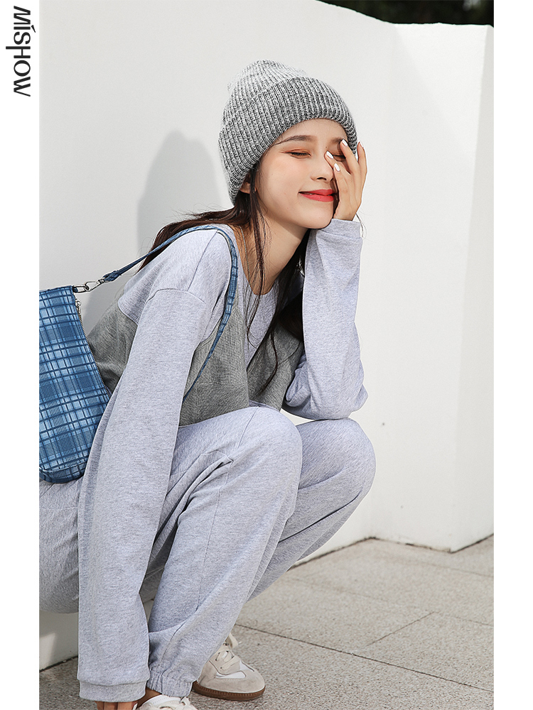 MISHOW Autumn Clothes Sets For Girls Casual Long Sleeve Sweater&Pants Two Peice Set Women Clothing MX20C0370 201119