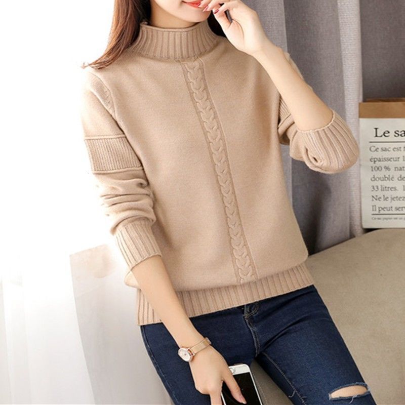 2021 New Thick Turtleneck Women Cotton Jumper Autumn Winter Clothes Pullover Embossing Pull Femme Hiver Knitted Sweater Uyna, Green
2021 New Thick Turtleneck Women Cotton Jumper Autumn Winter Clothes Pullover Embossing Pull Femme Hiver Knitted Sweater Uyna, Green