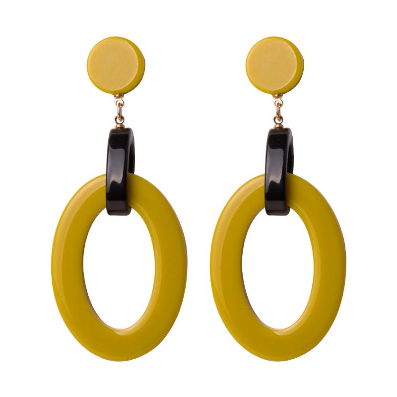Guanlong Classic Dangle Fashion Resin Earring Women Big Long Circle Geometric Acrylic Drop Earring Girls Elegant Wedding Brincos
Guanlong Classic Dangle Fashion Resin Earring Women Big Long Circle Geometric Acrylic Drop Earring Girls Elegant Wedding Brincos