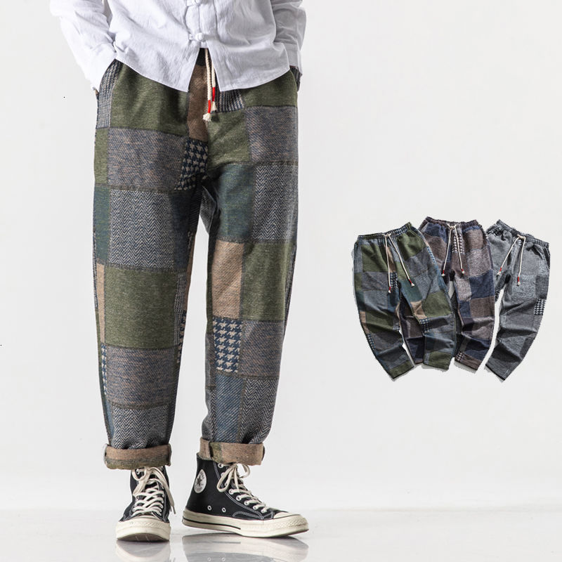 2021 Men's Casual Oversize Winter New Chinese Style Thickened Warm Trousers Woman Vintage Streetwear Pants Clothing X247, Armygreen
2021 Men's Casual Oversize Winter New Chinese Style Thickened Warm Trousers Woman Vintage Streetwear Pants Clothing X247, Armygreen