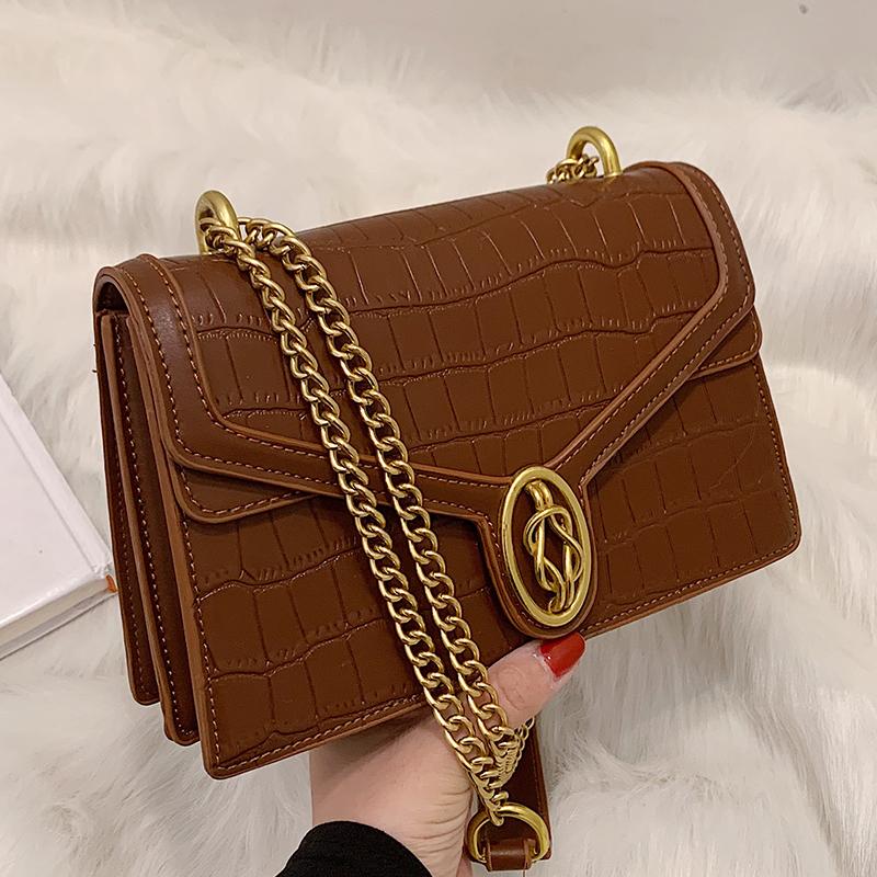 Handbags 2021 Women's Fashion Small Pu Leather Shoulder Bag Designer Famous Solid Color Chain Crossbody Purses, Black 
Handbags 2021 Women's Fashion Small Pu Leather Shoulder Bag Designer Famous Solid Color Chain Crossbody Purses, Black