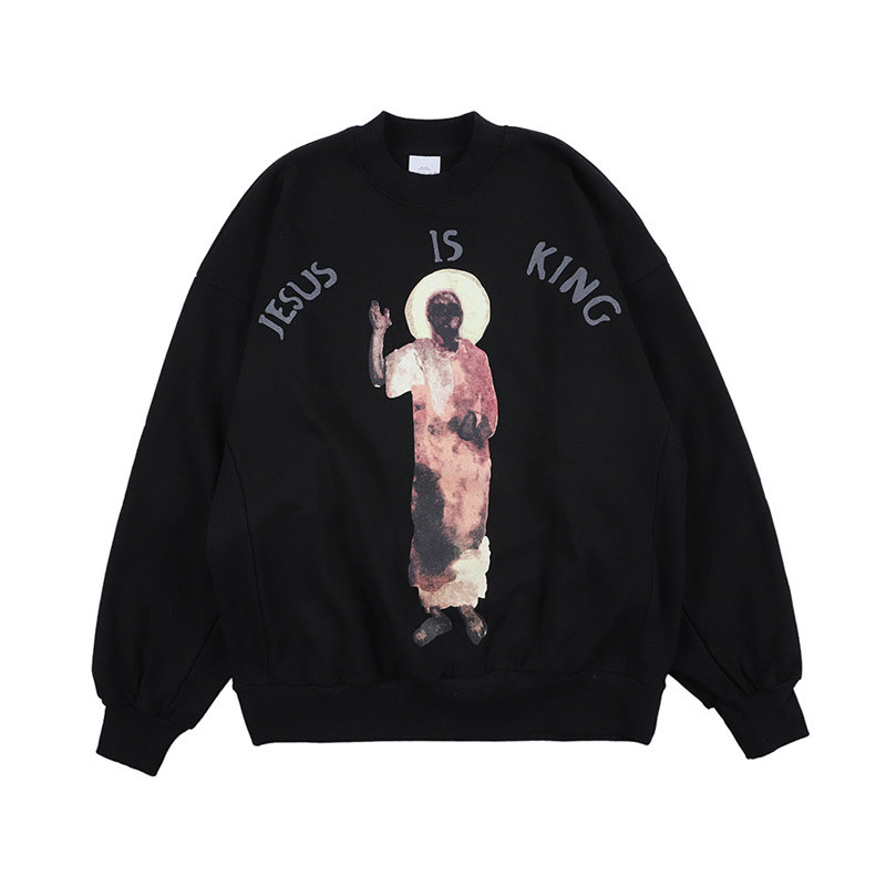 2021 New Sweatshirt Jesus Is King Printing Sleeve Hoodie Hip Hop Male Fashion Tops Oversize Hoodies 3AHF, White
2021 New Sweatshirt Jesus Is King Printing Sleeve Hoodie Hip Hop Male Fashion Tops Oversize Hoodies 3AHF, White