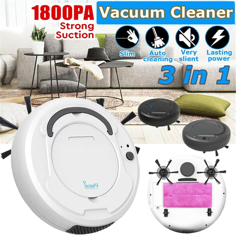 Mini Robot Vacuum Cleaner Ultrathin Vacuum Cleaner Automatic Household Robot Cleaner Sweeper Dust Pet Hair Mop1888793