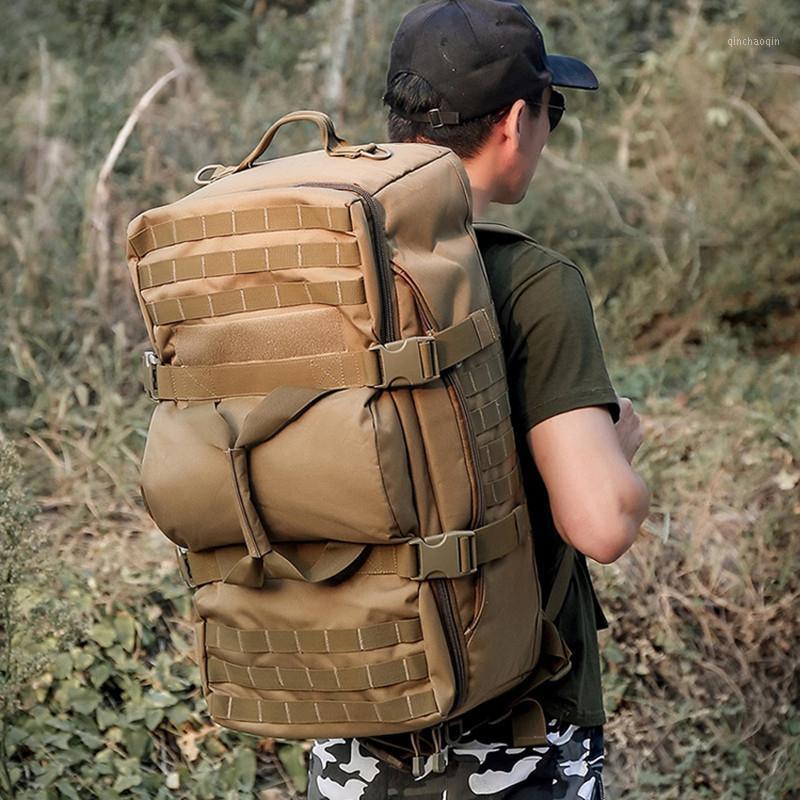 70L Tactical Outdoor Both Shoulders Package Waterproof Nylon Backpack Trekking Climbing High Capacity Travelling Bag1, Khaki
70L Tactical Outdoor Both Shoulders Package Waterproof Nylon Backpack Trekking Climbing High Capacity Travelling Bag1, Khaki