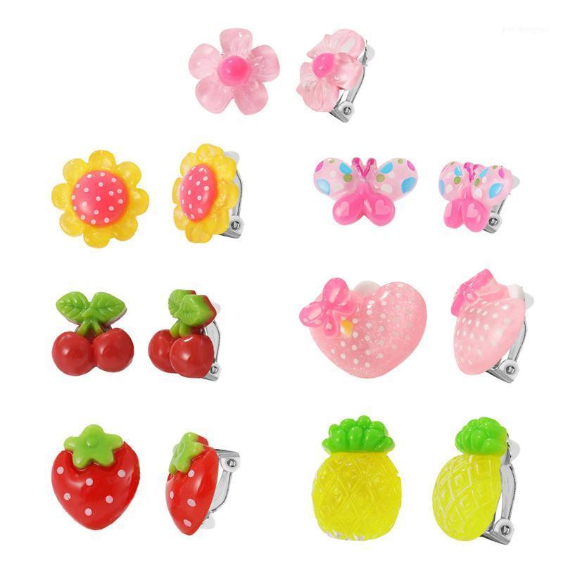 Stud 7 Pairs Of Children Earrings Cartoon Ear Clips Non-piercing Ornaments, Golden;silver
Stud 7 Pairs Of Children Earrings Cartoon Ear Clips Non-piercing Ornaments, Golden;silver