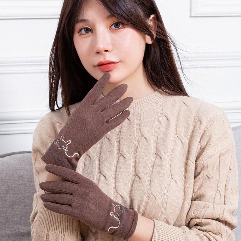 Five Fingers Gloves Ladies Winter Velvet Outdoor Riding Plus Warm And Windproof Touch Screen
Five Fingers Gloves Ladies Winter Velvet Outdoor Riding Plus Warm And Windproof Touch Screen