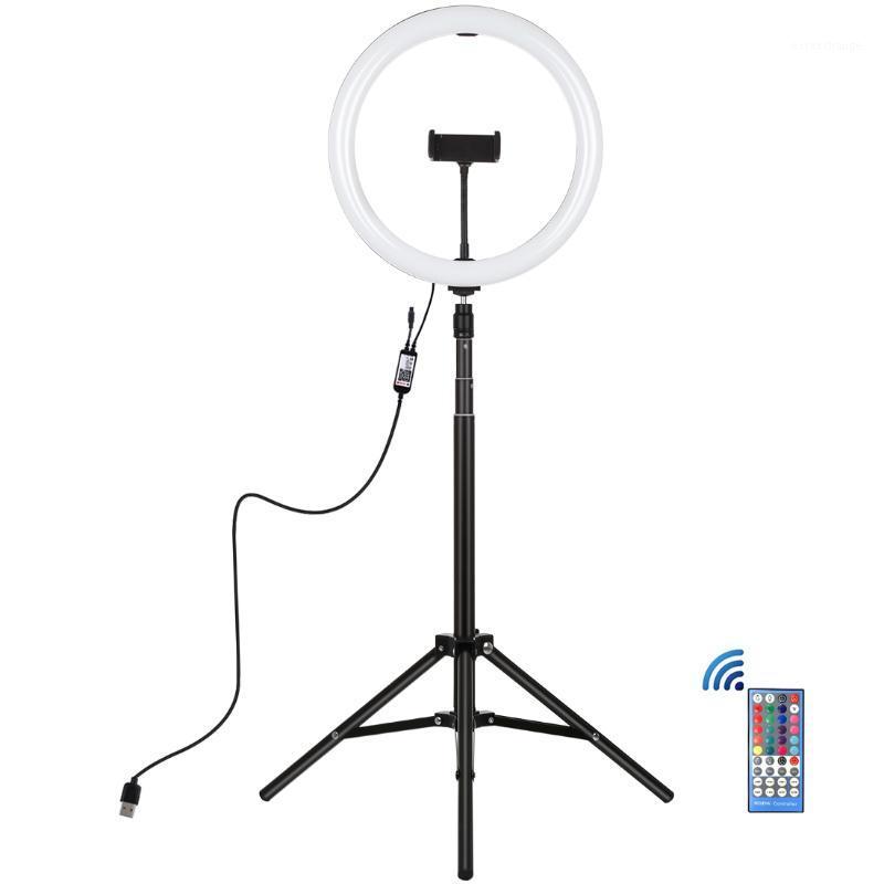 12" RGB LED Ring Light Bluetooth Dimmable Selfie Lamp with 165cm Tripod Photography Camera Light for Tiktok Makeup Video Youtube1
12" RGB LED Ring Light Bluetooth Dimmable Selfie Lamp with 165cm Tripod Photography Camera Light for Tiktok Makeup Video Youtube1