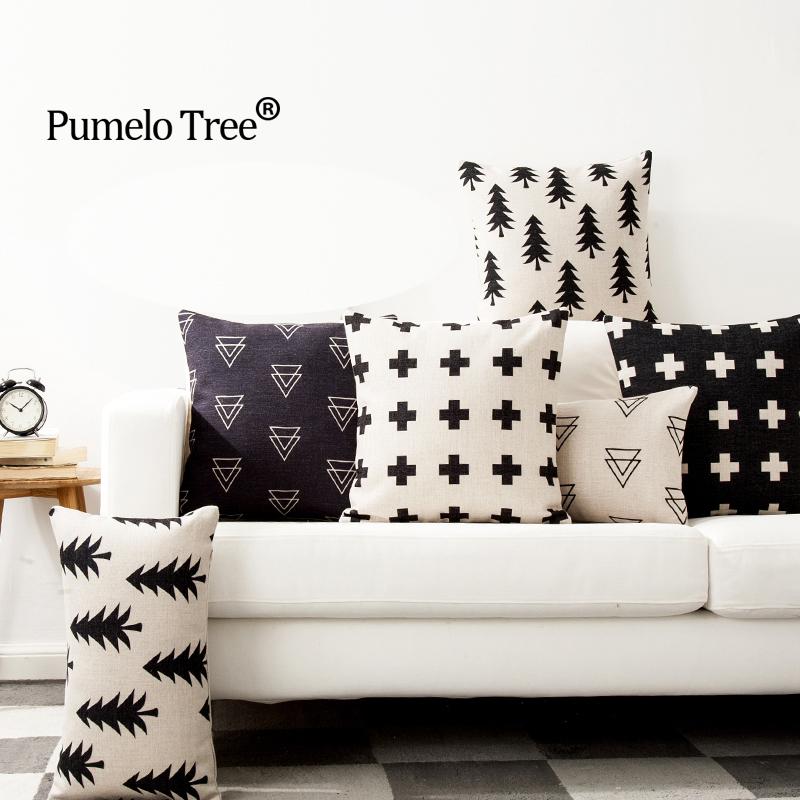 Nordic Cushion Cover Black White Geometric House Cushion Sofa Pillow Car Seat Scandinavian Decor Home Decor Capa De Almofada, P-57
Nordic Cushion Cover Black White Geometric House Cushion Sofa Pillow Car Seat Scandinavian Decor Home Decor Capa De Almofada, P-57