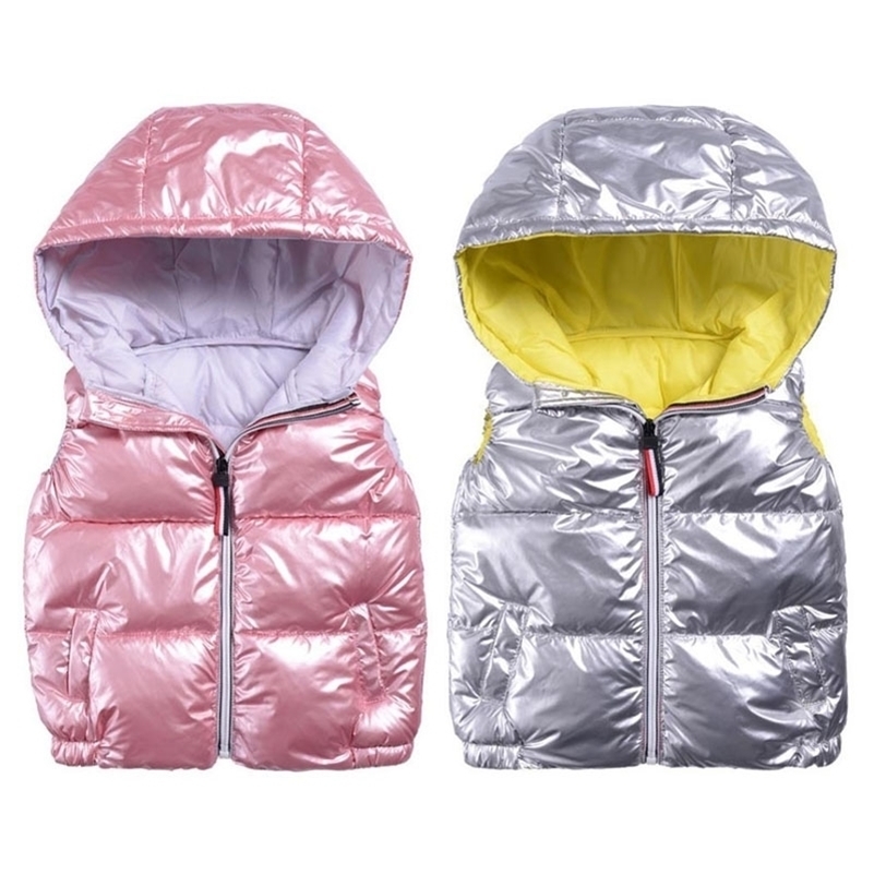 Child Waistcoat Children Outerwear Winter Coats Kids Clothes Warm Hooded Cotton Baby Boys Girls Vest For Age 3-10 Years Old 201106, Pink
Child Waistcoat Children Outerwear Winter Coats Kids Clothes Warm Hooded Cotton Baby Boys Girls Vest For Age 3-10 Years Old 201106, Pink