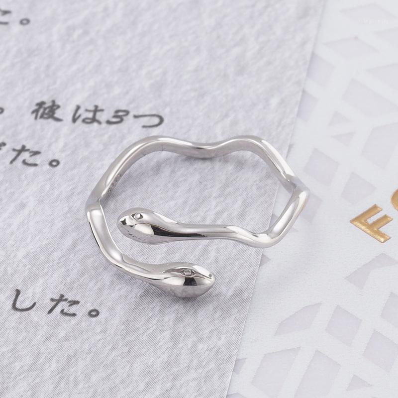 Cluster Rings 2021 Korean Fashion Cute Animal Snake Wave Simple Finger For Women Girls 925 Sterling Silver Golden Anti-Allergy Jewelry, Golden;silver
Cluster Rings 2021 Korean Fashion Cute Animal Snake Wave Simple Finger For Women Girls 925 Sterling Silver Golden Anti-Allergy Jewelry, Golden;silver