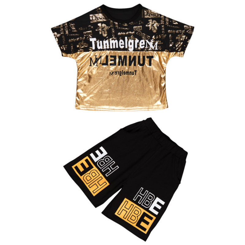 Teenage Children Boys Clothing Set Summer Letter T Shirt Hawaiian Shorts Teens Kids Boys Clothes For 6 8 10 12 13 14 Year 201031