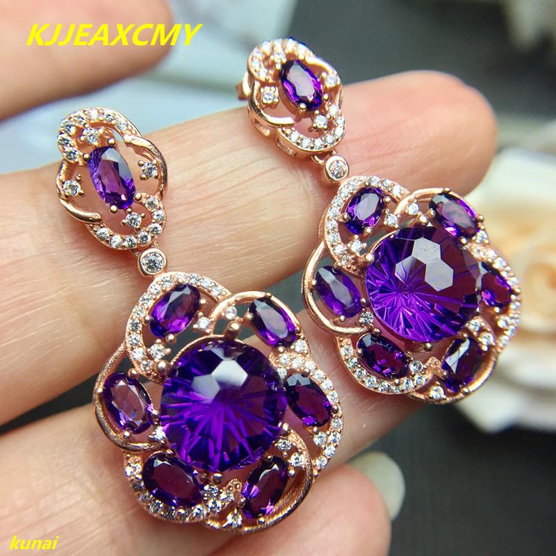 KJJEAXCMY fine jewelry 925 silver studded with amethyst earrings in Korean crystal earrings
KJJEAXCMY fine jewelry 925 silver studded with amethyst earrings in Korean crystal earrings