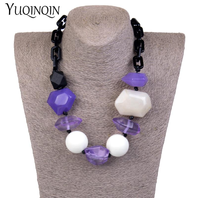 Resin Acrylic Big Long Bead Pendant Necklaces Bohemian Women Vintage Charm Personalized Desiger Necklaces Ladies Fashion Jewelry
Resin Acrylic Big Long Bead Pendant Necklaces Bohemian Women Vintage Charm Personalized Desiger Necklaces Ladies Fashion Jewelry