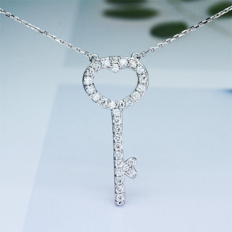 Huitan Beautiful Cubic Zirconia Key Pendent Women Necklace Silver Color Simple Collarbone Chain Necklace Girlfriend Gift Fashion
Huitan Beautiful Cubic Zirconia Key Pendent Women Necklace Silver Color Simple Collarbone Chain Necklace Girlfriend Gift Fashion