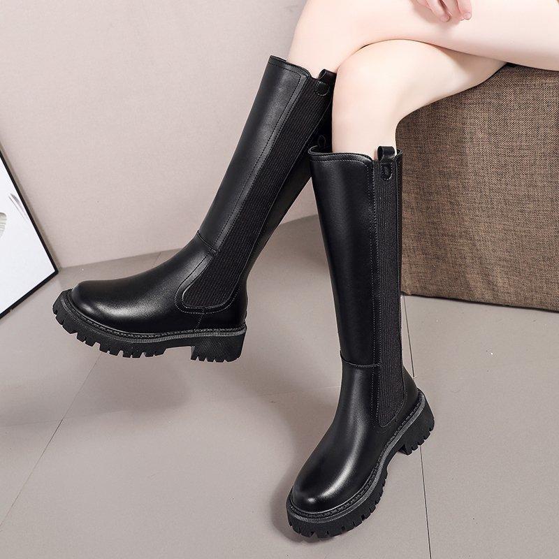 Flat Knee High Boots Platform Women Shoes Black Chunky Boots Winter Shoes Women Thick Sole Black Long Botas Para Mujer1
Flat Knee High Boots Platform Women Shoes Black Chunky Boots Winter Shoes Women Thick Sole Black Long Botas Para Mujer1
