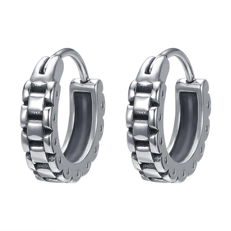 ZS Punk Rock Earrings Stainless Steel Men Women Hoop Ear Rings Chain Style Round Earrings Studs Fashion Ears Piercing Jewelry
ZS Punk Rock Earrings Stainless Steel Men Women Hoop Ear Rings Chain Style Round Earrings Studs Fashion Ears Piercing Jewelry