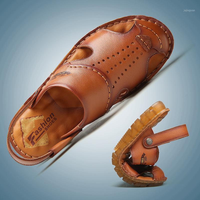 Men 100% Cow Leather Sandals Outdoor 2020 Summer Handmade Men Shoes Breathable Casual Shoes Footwear Walking Sandals1, 50113 yellow brown
Men 100% Cow Leather Sandals Outdoor 2020 Summer Handmade Men Shoes Breathable Casual Shoes Footwear Walking Sandals1, 50113 yellow brown