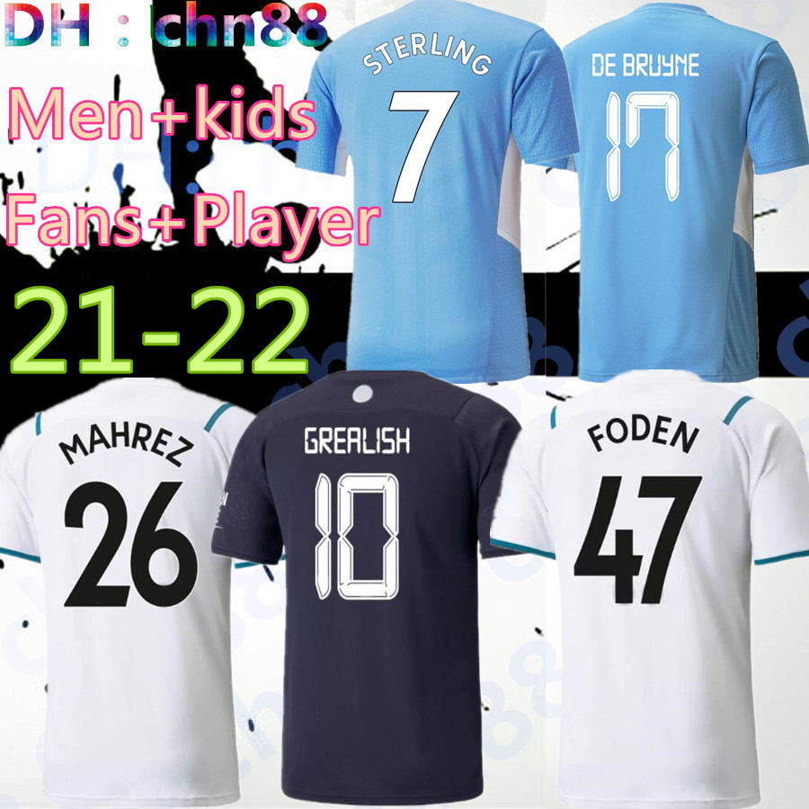fans player 2021 2022 Man soccer jersey 21 22 GREALISH STERLING MAHREZ DE BRUYNE FODEN football shirts men kids kit uniforms BERNARDO Gundog, Black;yellow
fans player 2021 2022 Man soccer jersey 21 22 GREALISH STERLING MAHREZ DE BRUYNE FODEN football shirts men kids kit uniforms BERNARDO Gundog, Black;yellow