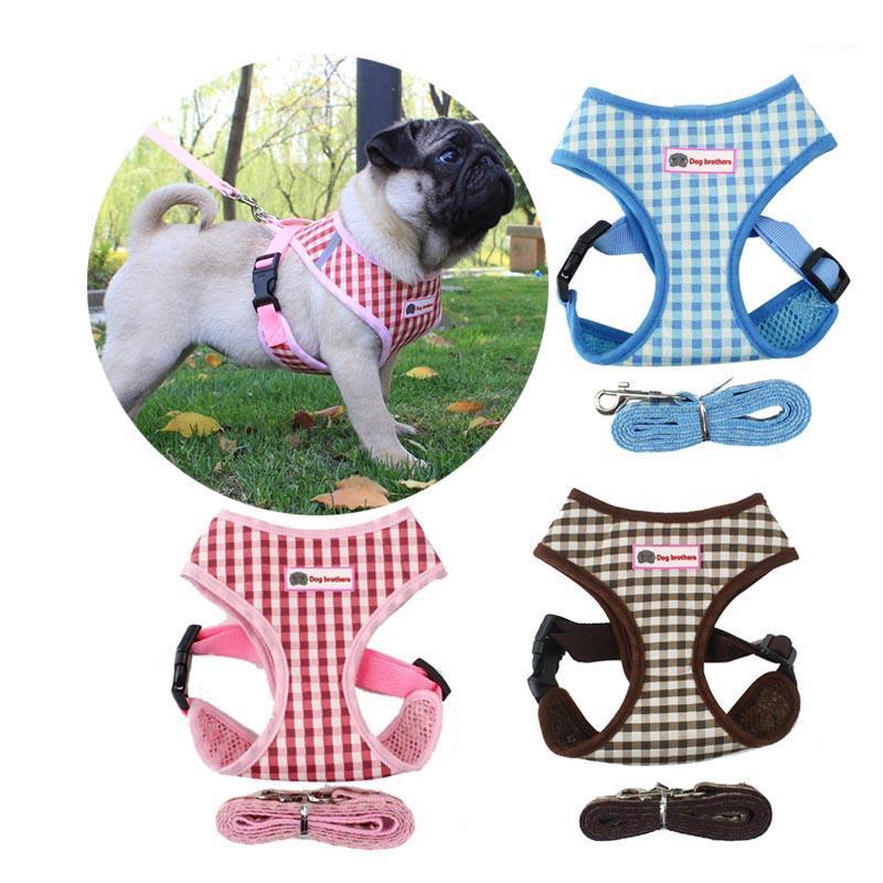 Dog Harness with Leash Adjustable Plaid Chest Vest for Dog Soft Breathable Collar for Small Medidum Dogs1
Dog Harness with Leash Adjustable Plaid Chest Vest for Dog Soft Breathable Collar for Small Medidum Dogs1