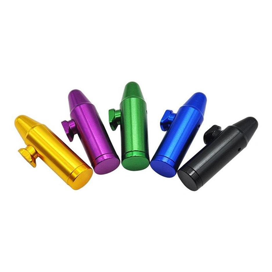 Bullet Rocket Shaped Snuff Snorter Sniff Dispenser Aluminum Metal Nasal Endurable For Tobacco Cigarette Smoking Pipe Tobacco a47
Bullet Rocket Shaped Snuff Snorter Sniff Dispenser Aluminum Metal Nasal Endurable For Tobacco Cigarette Smoking Pipe Tobacco a47