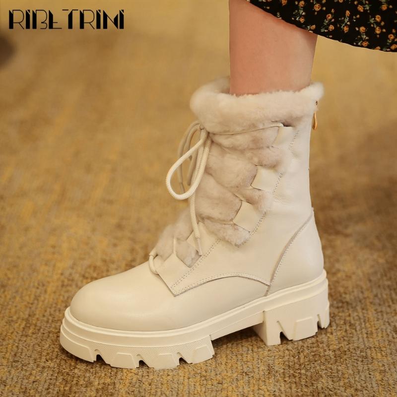 RIBETRINI Brand New Skidproof Sole For Outdoor Warm Fur Genuine Leather Snow Boots Fashion Winter Shoes Boots Women, Beige
RIBETRINI Brand New Skidproof Sole For Outdoor Warm Fur Genuine Leather Snow Boots Fashion Winter Shoes Boots Women, Beige