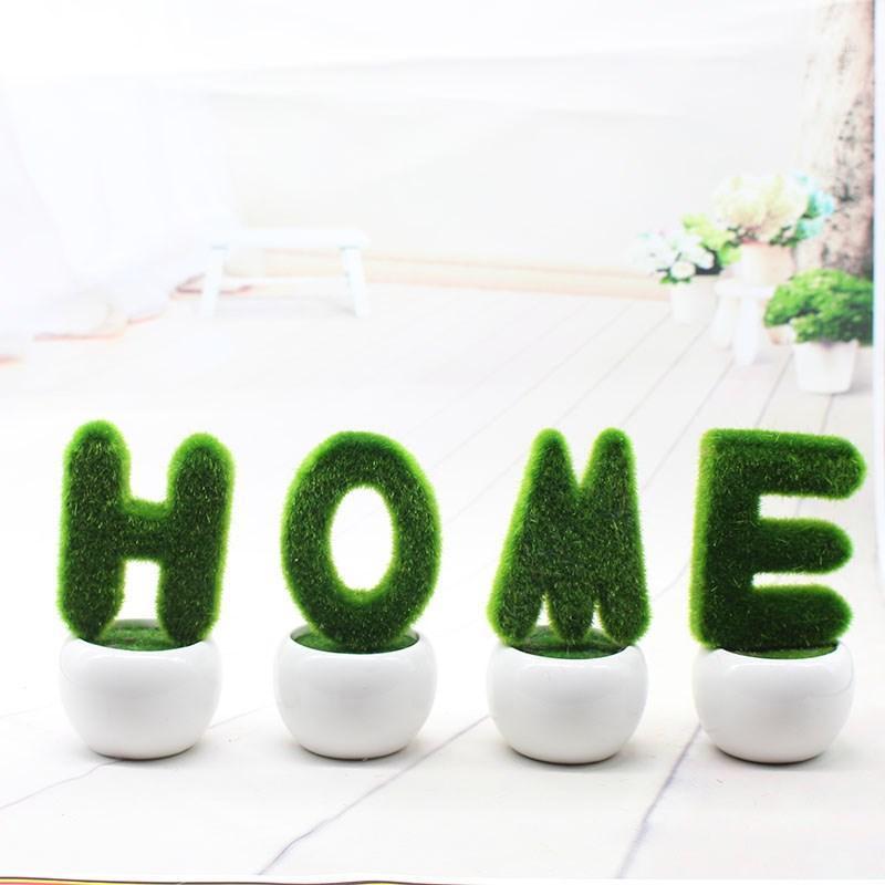 4 Pcs Artificial grass Bonsai Mini LOVE letter Table Fake Plants Potted Ornaments For Home Decoration Hotel Garden fake grass1, Pink 
4 Pcs Artificial grass Bonsai Mini LOVE letter Table Fake Plants Potted Ornaments For Home Decoration Hotel Garden fake grass1, Pink