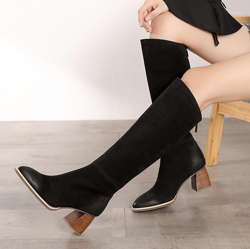 vallu boots leather high heel below boots 2020 autumn winter women's leather plus velvet high leg boot1, Black
vallu boots leather high heel below boots 2020 autumn winter women's leather plus velvet high leg boot1, Black
