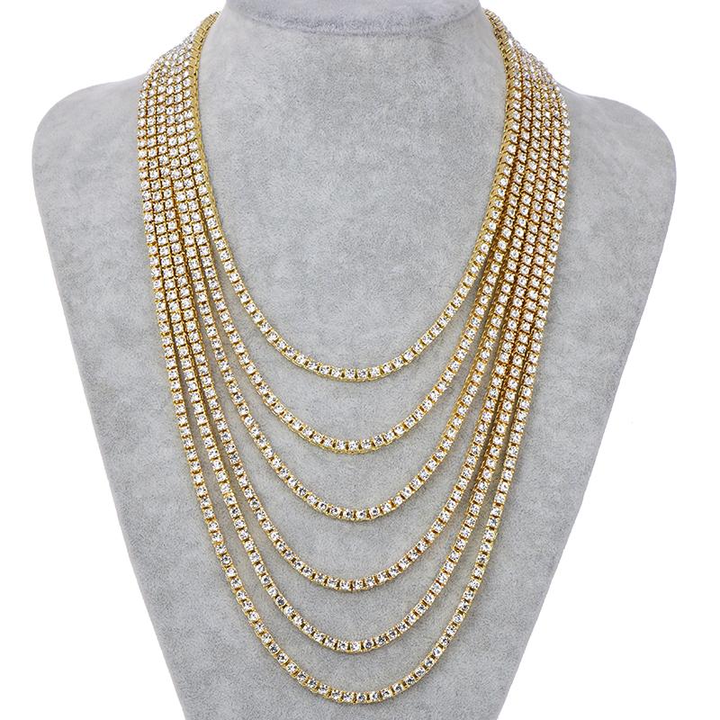 Hip hop Choker Bling Iced Out Rhinestones Necklace For Men 4mm 5mm 5mm Width Gold Color 1 Row Tennis Chains Bracelet suit
Hip hop Choker Bling Iced Out Rhinestones Necklace For Men 4mm 5mm 5mm Width Gold Color 1 Row Tennis Chains Bracelet suit