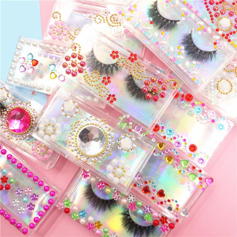 NEW wholesale Crystal diamond false eyelash packaging box fake 10mm-25mm 3d mink eyelashes boxes diamond case lashes empty
NEW wholesale Crystal diamond false eyelash packaging box fake 10mm-25mm 3d mink eyelashes boxes diamond case lashes empty
