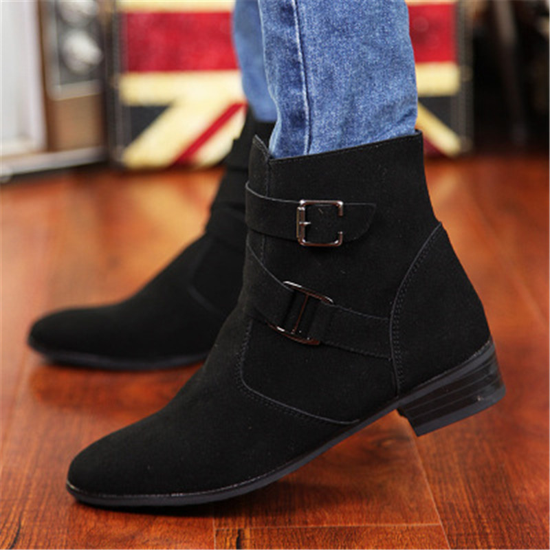 New Men's 2021 Working Western Tall Male Boots Pointed English Leather Buckle 865J, Brown.
New Men's 2021 Working Western Tall Male Boots Pointed English Leather Buckle 865J, Brown.