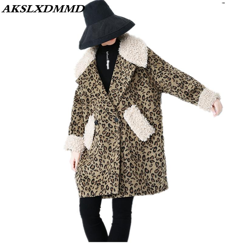 2020 New Winter Women Woolen Coat Leopard Trendy Warm Thick Loose Large Size Long Coats Fashion Temperament Wool Jacket CW183, As the picture
2020 New Winter Women Woolen Coat Leopard Trendy Warm Thick Loose Large Size Long Coats Fashion Temperament Wool Jacket CW183, As the picture