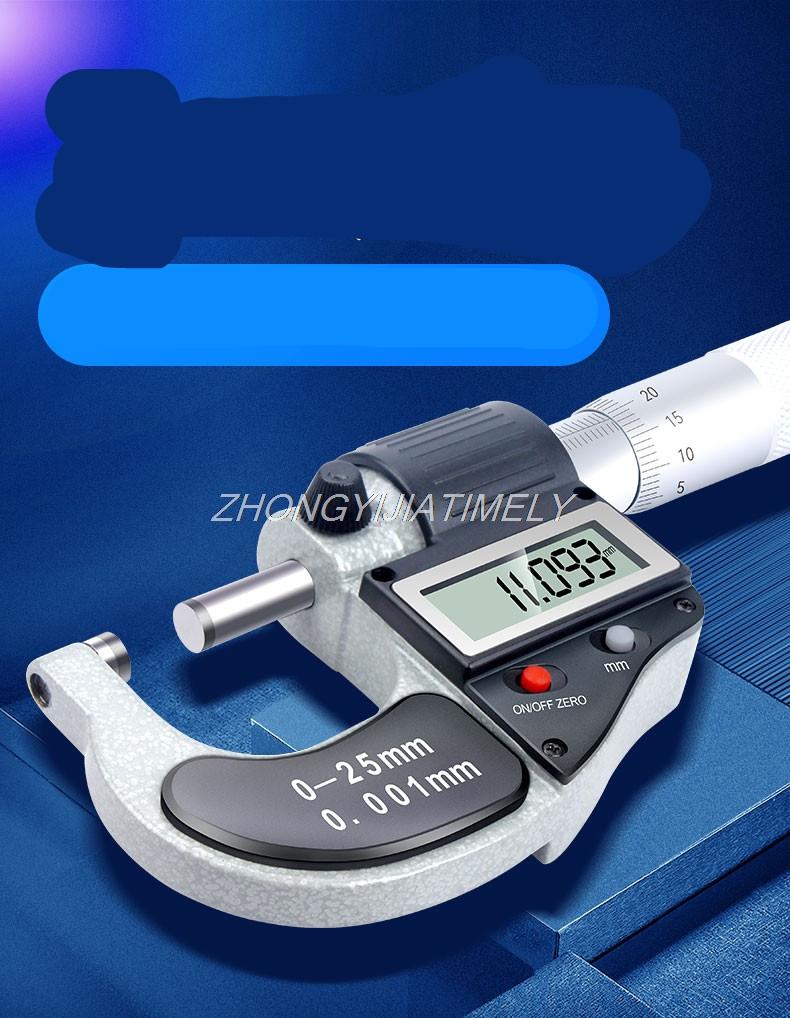 Digital display micrometer, high precision digital micrometer, 0.001 spiral measuring tool
Digital display micrometer, high precision digital micrometer, 0.001 spiral measuring tool