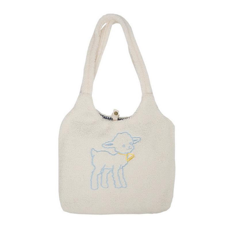 Women Lamb Like Fabric Shoulder Bag Simple Canvas Handbag Tote Large Capacity Embroidery Shopping Cute Book Bags For Girl, Color
Women Lamb Like Fabric Shoulder Bag Simple Canvas Handbag Tote Large Capacity Embroidery Shopping Cute Book Bags For Girl, Color