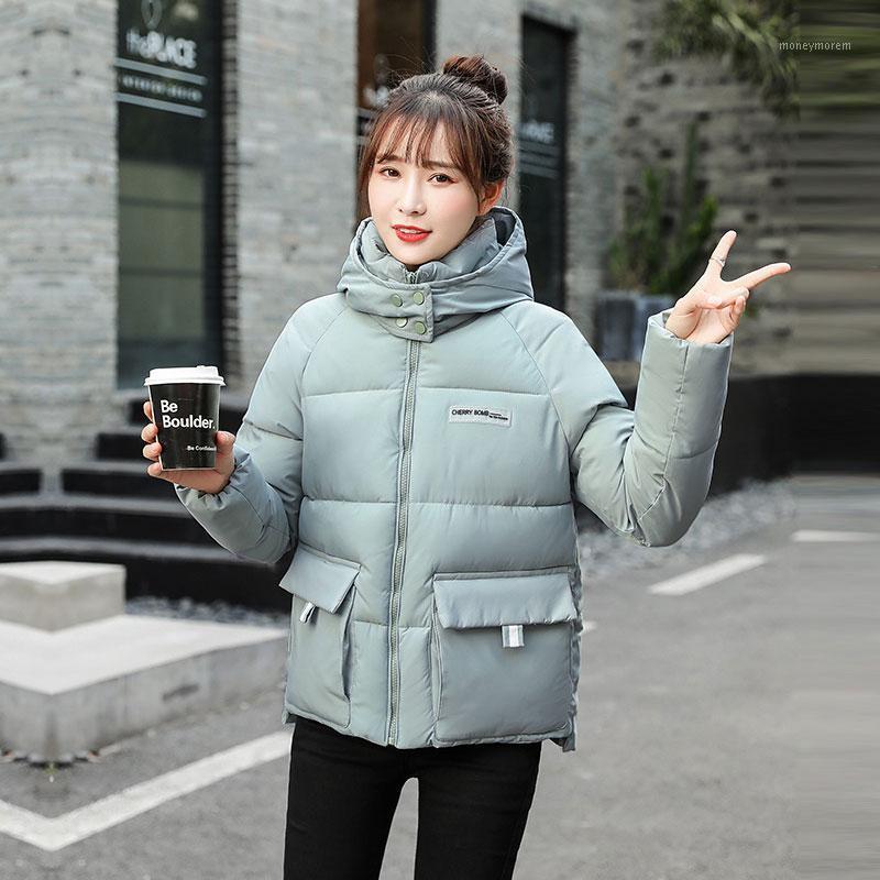 Fashion Thick Warm Short Hooded Parka 2020 New Letter Pocket Decoration Winter Jacket Women Casual Solid Color Parka Coat1, Black
Fashion Thick Warm Short Hooded Parka 2020 New Letter Pocket Decoration Winter Jacket Women Casual Solid Color Parka Coat1, Black