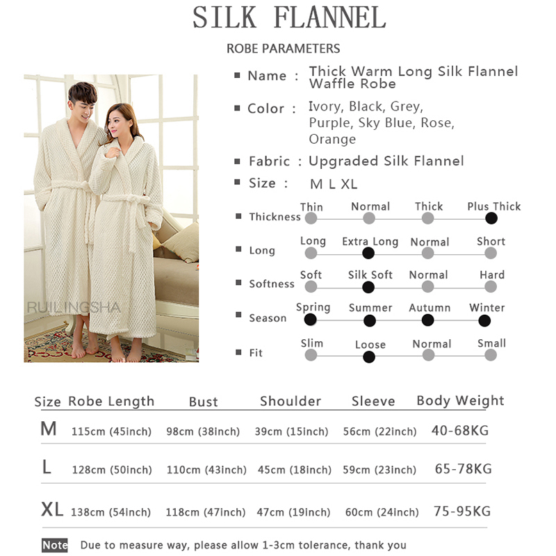 On Sale Lovers Thick Warm Winter Bathrobe Men Soft as Silk Extra Long Kimono Bath Robe Male Dressing Gown for Mens Flannel Robes 201111