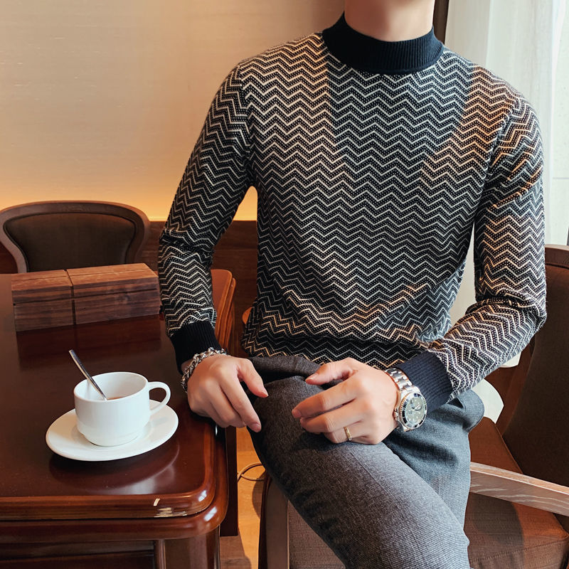 2020 Casual Long-sleeve with Black Collar British Based on Heretical Sweater Qn70, Blue
2020 Casual Long-sleeve with Black Collar British Based on Heretical Sweater Qn70, Blue