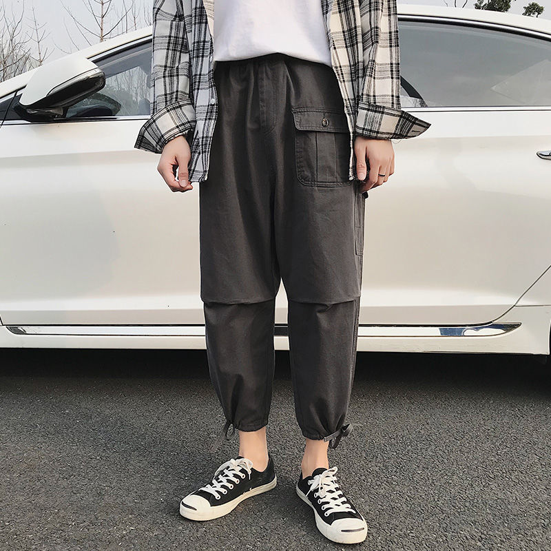 Trousers 2021 Men's Spring and Winter's New Thin Leg Nine-point Tools Pants Fashion Young Clothes EF57, Gray light
Trousers 2021 Men's Spring and Winter's New Thin Leg Nine-point Tools Pants Fashion Young Clothes EF57, Gray light