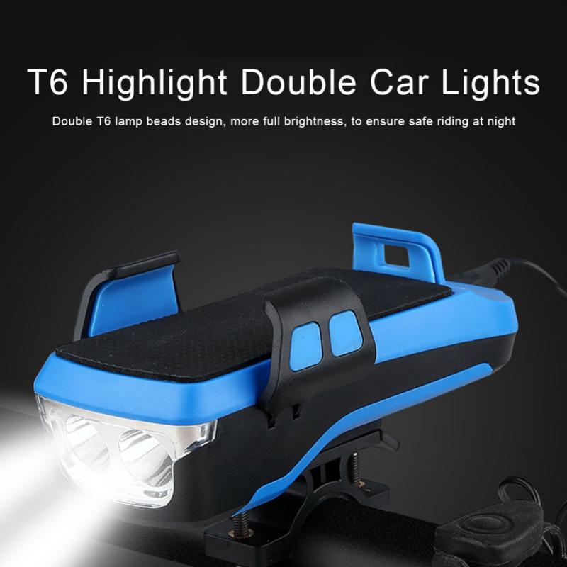 4in1 Rainproof Bike Lights Bicycle LED Light USB Rechargeable Bike Headlight Phone Holder Horn 2400mah Mobile Power Cycling Lamp
4in1 Rainproof Bike Lights Bicycle LED Light USB Rechargeable Bike Headlight Phone Holder Horn 2400mah Mobile Power Cycling Lamp