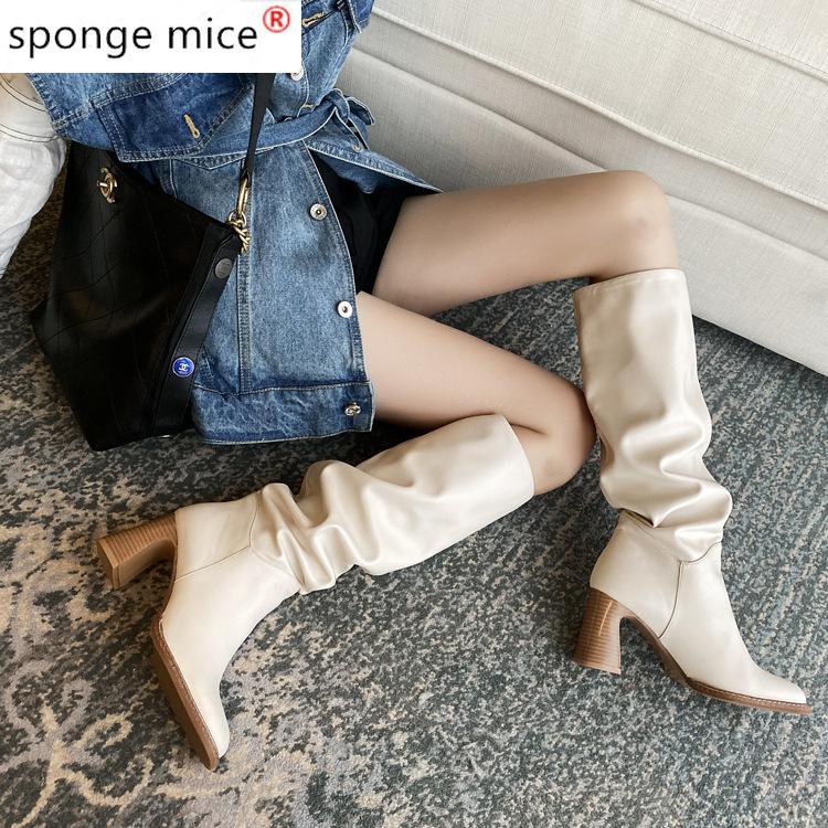2020 Big size 34-39 women boots fashion square toe high heels ladies shoes winter black apricot over the knee boots
2020 Big size 34-39 women boots fashion square toe high heels ladies shoes winter black apricot over the knee boots