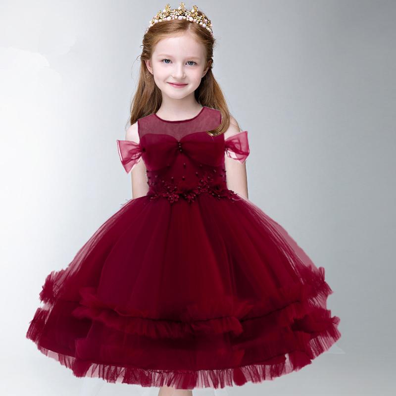 Girl's Dresses Formal Kids Prom Beading Girl For Weddings Bow Lace Christmas Princess Costume Birthday Party Gown Clothe 3-10 Y, Red;yellow
Girl's Dresses Formal Kids Prom Beading Girl For Weddings Bow Lace Christmas Princess Costume Birthday Party Gown Clothe 3-10 Y, Red;yellow