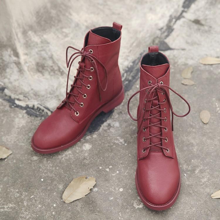 GPOKHDS 2020 women ankle boots soft sheepskin round toe lace up winter short plush low heels female riding boots size 34-411, Black
GPOKHDS 2020 women ankle boots soft sheepskin round toe lace up winter short plush low heels female riding boots size 34-411, Black