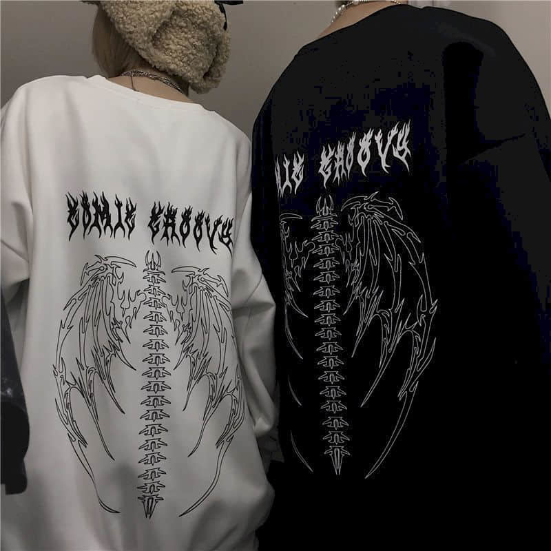 2021 New Oversized Crewneck Dark Bf Sweatshirt Women Hoodies Couple Loose Ins Korean Trend Printing Mid-length Tops Clothes Top0, Black
2021 New Oversized Crewneck Dark Bf Sweatshirt Women Hoodies Couple Loose Ins Korean Trend Printing Mid-length Tops Clothes Top0, Black