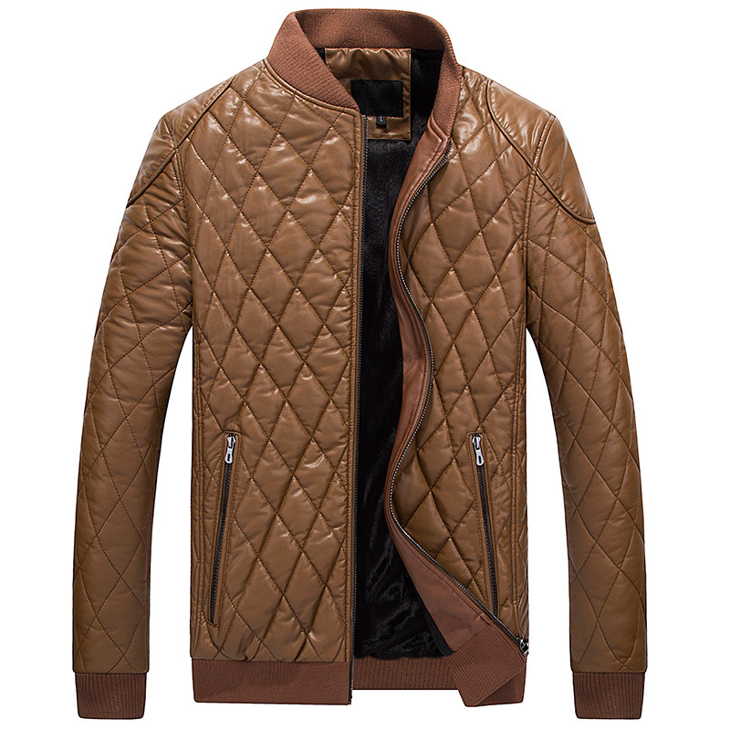 2018 Brand clothing Men's Jackets Overdress For Male Outer clothing Leather Coat, Navy blue
2018 Brand clothing Men's Jackets Overdress For Male Outer clothing Leather Coat, Navy blue