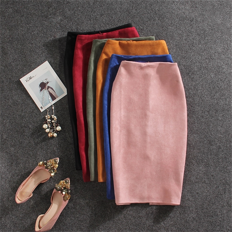 2021 New Suede Leather Skirt Women Spring Summer Basic Jupe Tube Midi Bodycon Saia Formal Office Pencil Skirts Bjaj, Black
2021 New Suede Leather Skirt Women Spring Summer Basic Jupe Tube Midi Bodycon Saia Formal Office Pencil Skirts Bjaj, Black