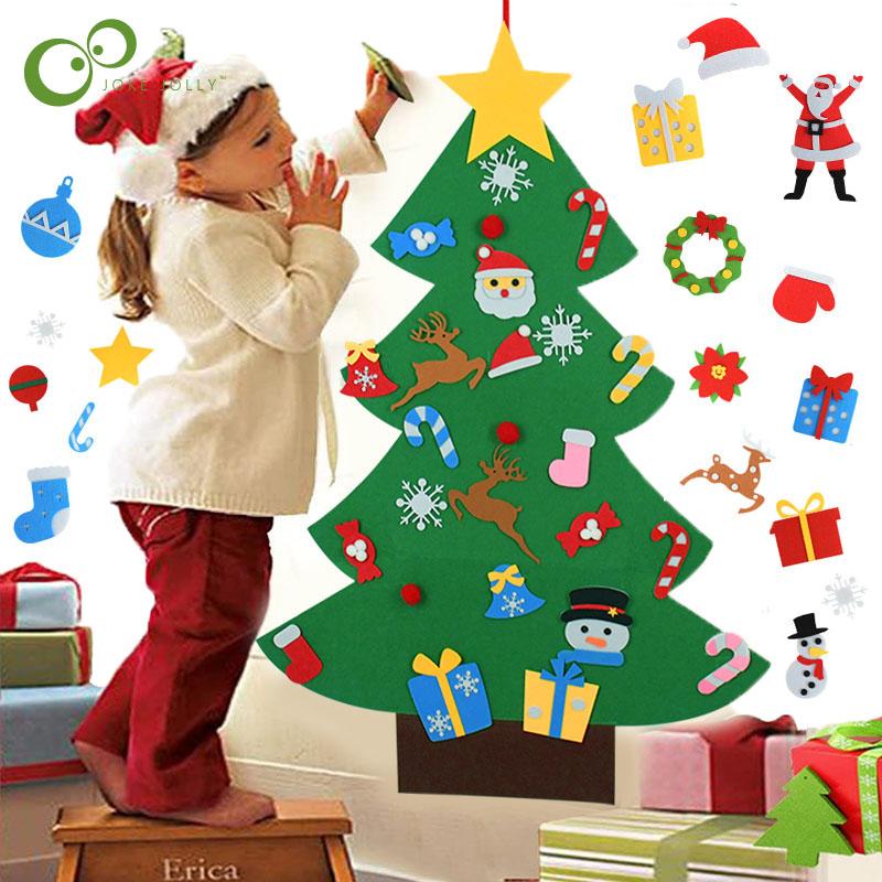 Kids Toys DIY Felt Christmas Tree Christmas Home Decoration 2021 New Year Gifts Ornaments Santa Claus Xmas Tree ZXH
Kids Toys DIY Felt Christmas Tree Christmas Home Decoration 2021 New Year Gifts Ornaments Santa Claus Xmas Tree ZXH