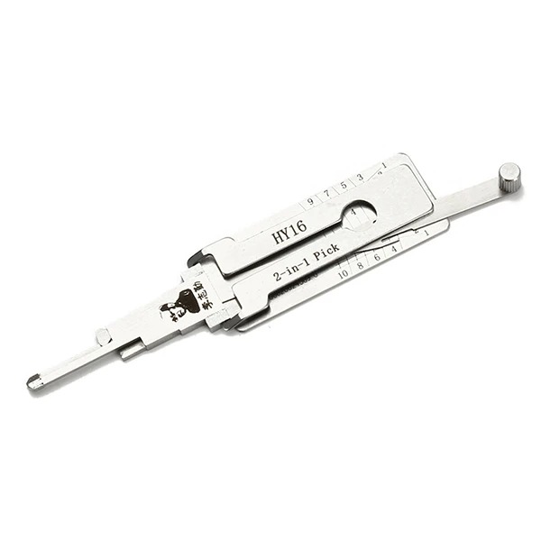 100% Original lishi HY16 2 in 1 Car Door Lock Pick Decoder Unlock Tool Locksmith Tools
100% Original lishi HY16 2 in 1 Car Door Lock Pick Decoder Unlock Tool Locksmith Tools