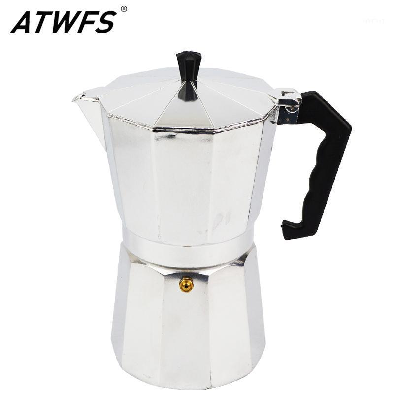 ATWFS High Quality Espresso Coffee Pots 3/6/9/12 Cups Aluminum Moka Pot Coffee Maker Moka Espresso Cup1
ATWFS High Quality Espresso Coffee Pots 3/6/9/12 Cups Aluminum Moka Pot Coffee Maker Moka Espresso Cup1